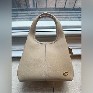 Coach Lana 23 in Ivory Leather and Brass